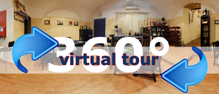 Click per visualizzare il Virtual Tour di Fuoci Di Vino Ristorante